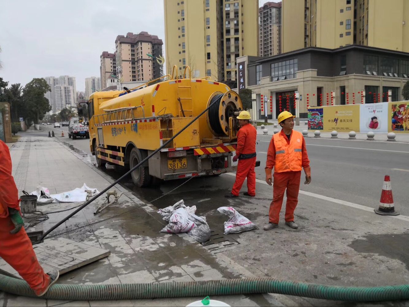 端州排污管道清淤-管道清洗